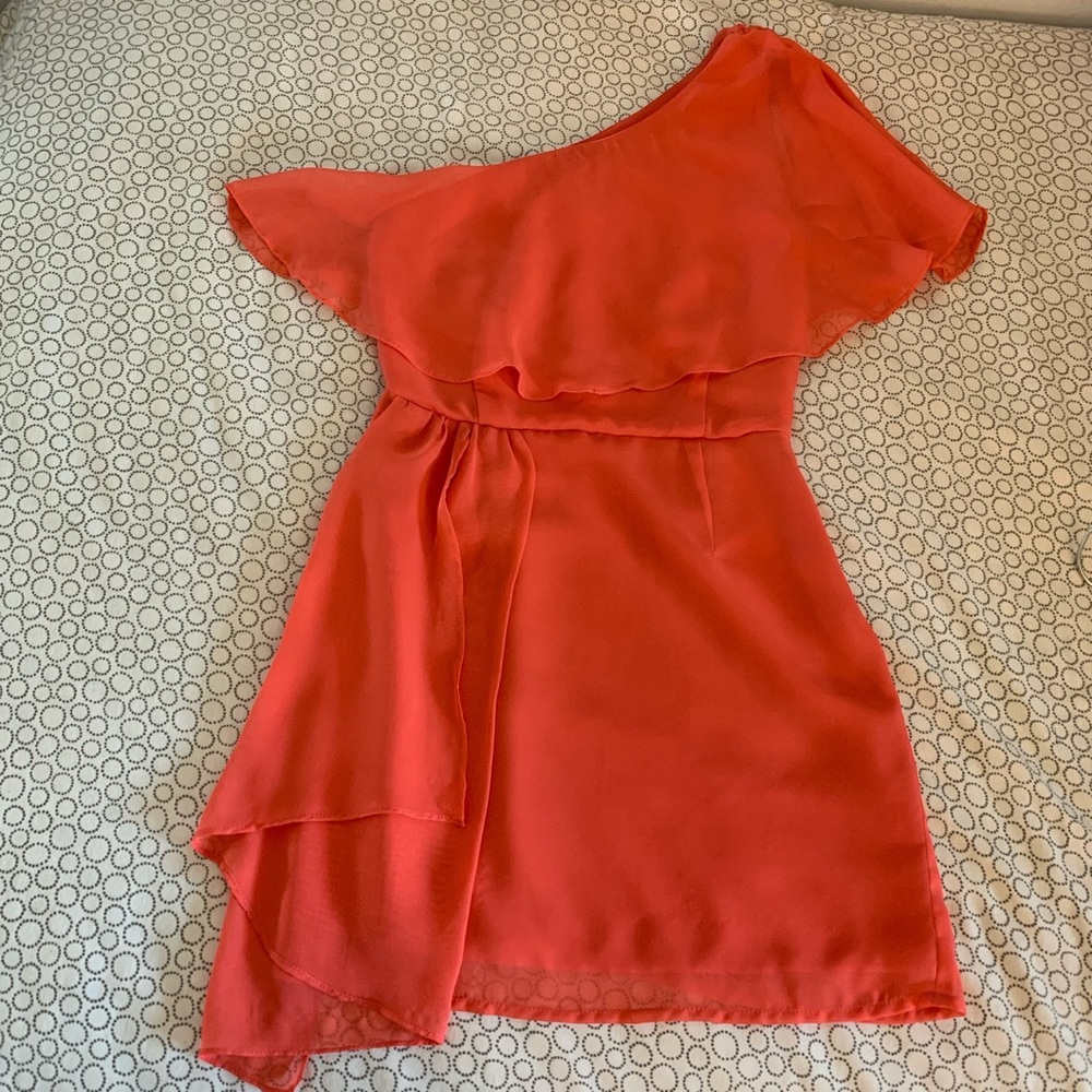 central park west 💗 one shoulder dress